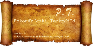 Pokoráczki Tankréd névjegykártya